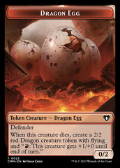 Eldrazi Spawn // Dragon Egg Double-Sided Token [Commander Masters Tokens] | Devastation Store