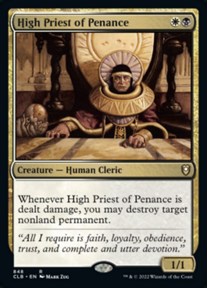 High Priest of Penance [Commander Legends: Battle for Baldur's Gate] | Devastation Store