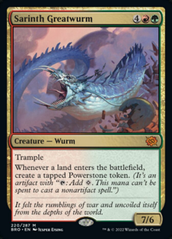 Sarinth Greatwurm [The Brothers' War] | Devastation Store