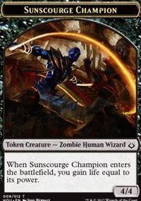 Sunscourge Champion // Cat Double-sided Token [Hour of Devastation Tokens] | Devastation Store