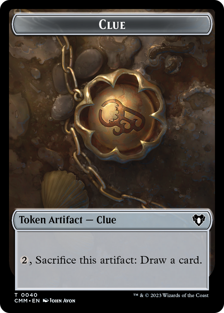 Clue Token [Commander Masters Tokens] | Devastation Store