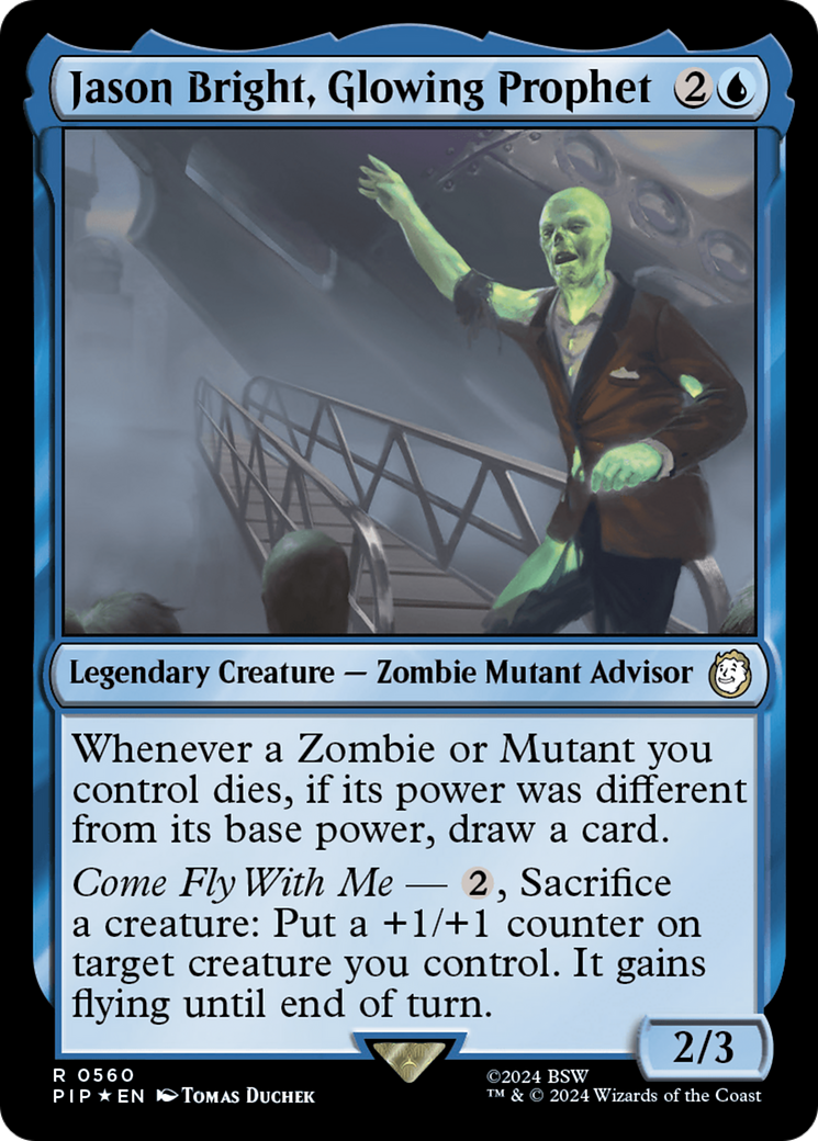 Jason Bright, Glowing Prophet (Surge Foil) [Fallout] | Devastation Store