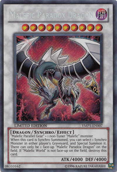 Malefic Paradox Dragon [YMP1-EN007] Secret Rare | Devastation Store
