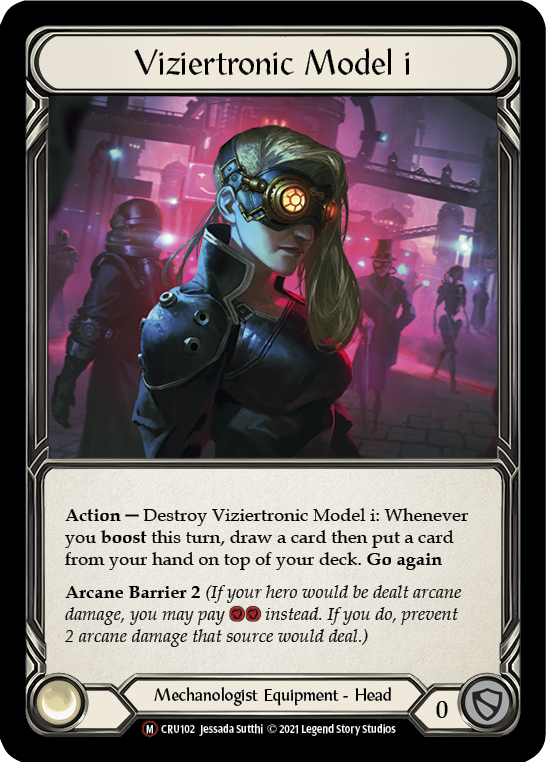 Viziertronic Model i (Rainbow Foil) [CRU102-RF] Unlimited Rainbow Foil | Devastation Store
