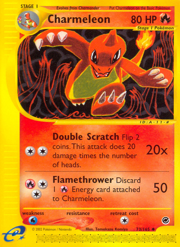 Charmeleon (73/165) [Expedition: Base Set] | Devastation Store