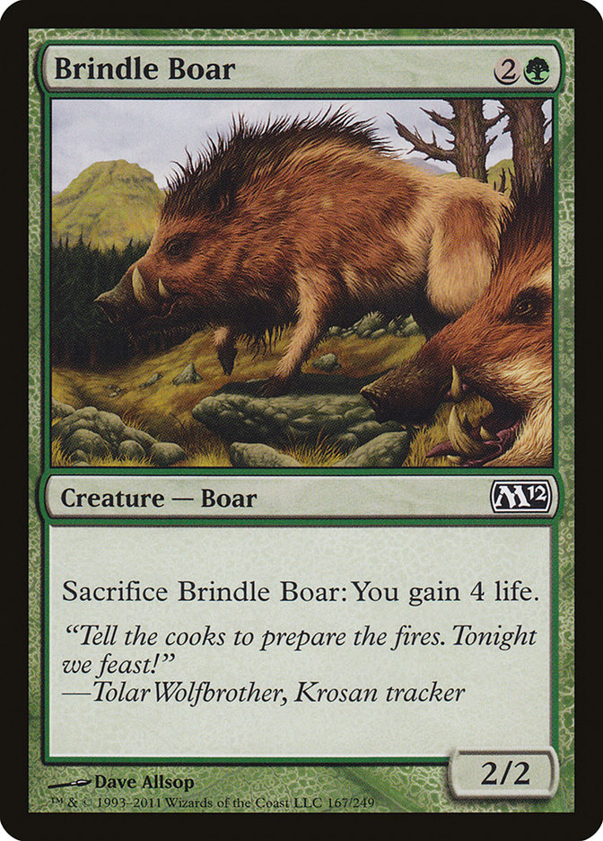 Brindle Boar [Magic 2012] | Devastation Store