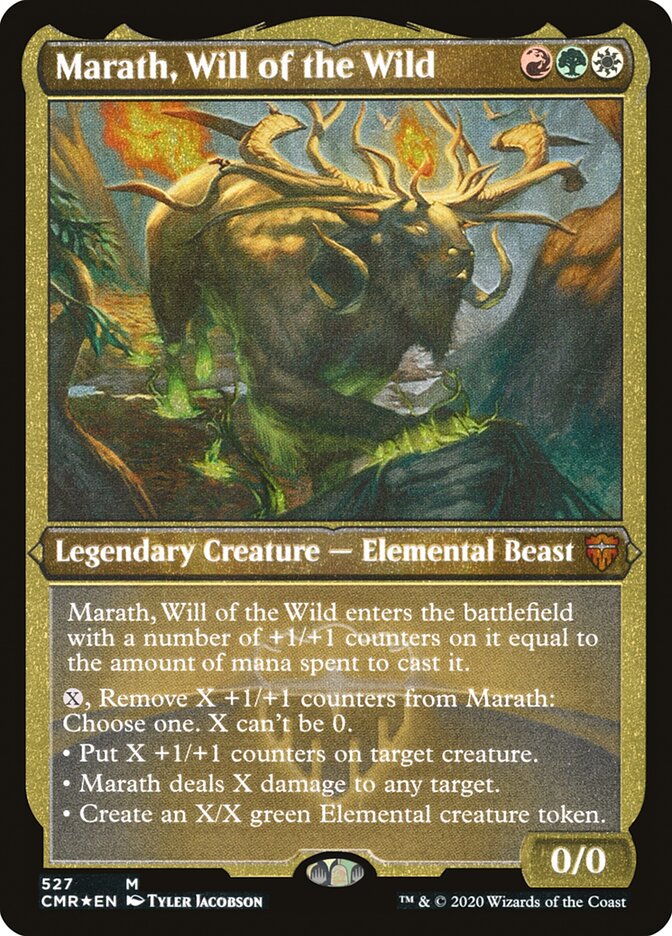 Marath, Will of the Wild (Etched) [Commander Legends] | Devastation Store