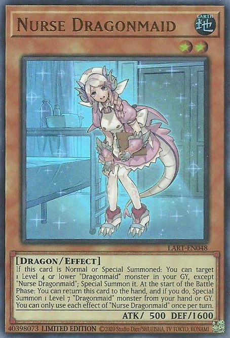 Nurse Dragonmaid [LART-EN048] Ultra Rare | Devastation Store