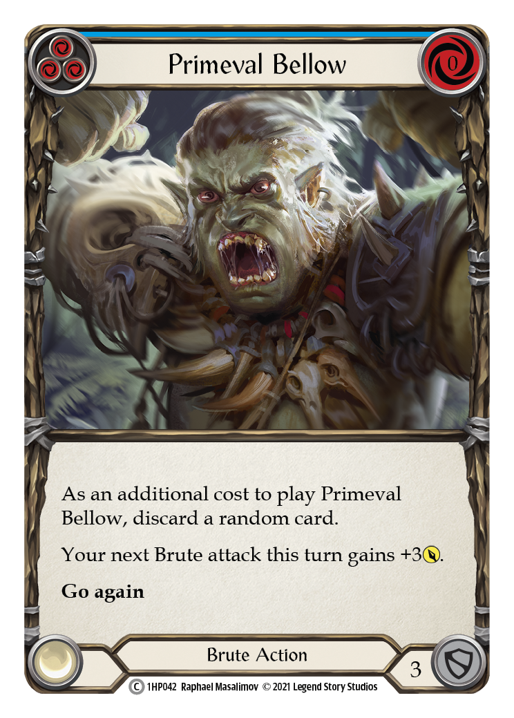 Primeval Bellow (Blue) [1HP042] | Devastation Store