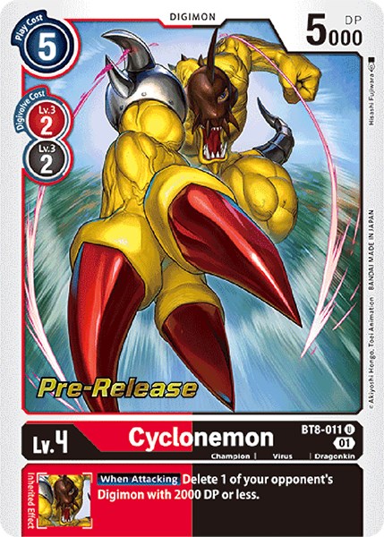 Cyclonemon [BT8-011] [New Awakening Pre-Release Cards] | Devastation Store