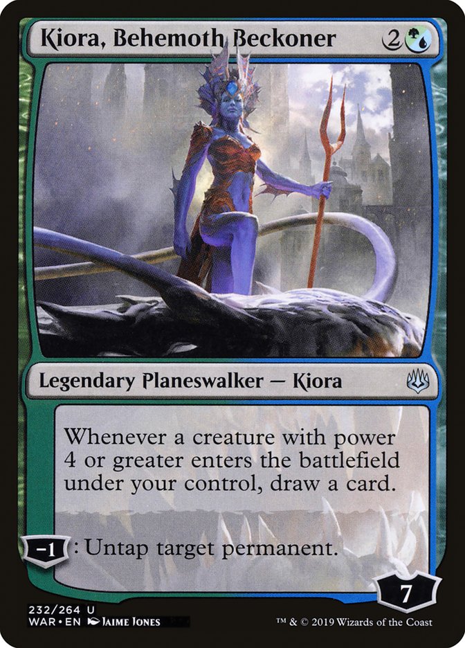 Kiora, Behemoth Beckoner [War of the Spark] | Devastation Store