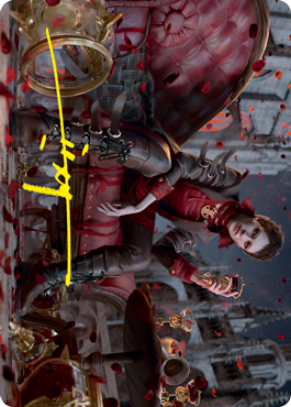 Anje, Maid of Dishonor Art Card (Gold-Stamped Signature) [Innistrad: Crimson Vow Art Series] | Devastation Store