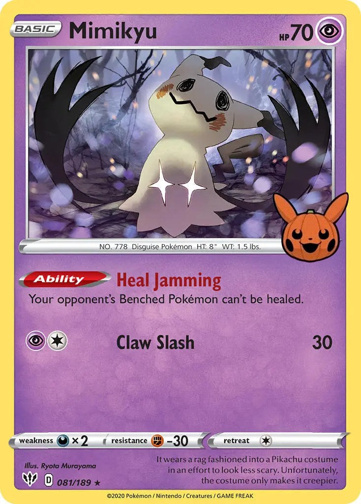 Mimikyu (081/189) [Trick or Trade] | Devastation Store