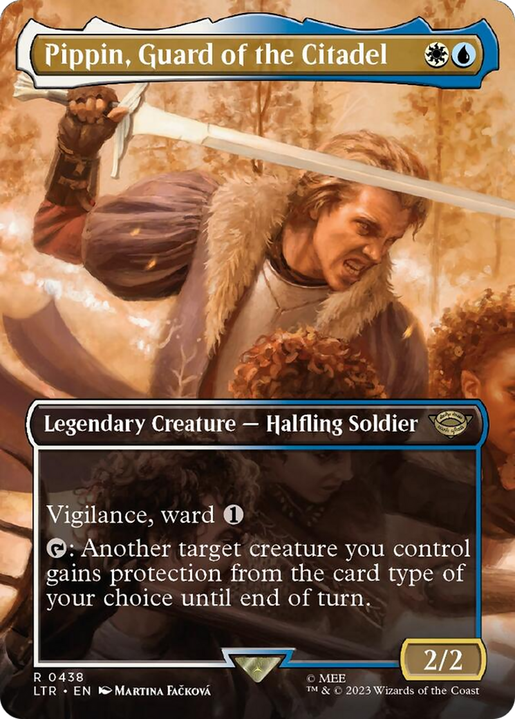 Pippin, Guard of the Citadel (Borderless Alternate Art) [The Lord of the Rings: Tales of Middle-Earth] | Devastation Store