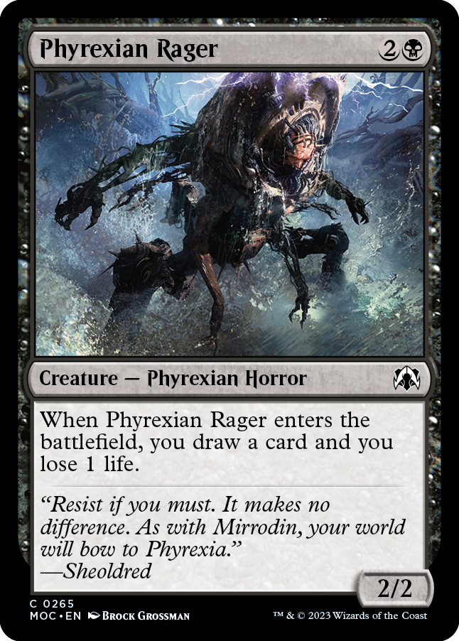 Phyrexian Rager [March of the Machine Commander] | Devastation Store