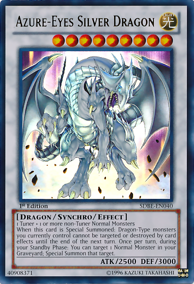 Azure-Eyes Silver Dragon [SDBE-EN040] Ultra Rare | Devastation Store