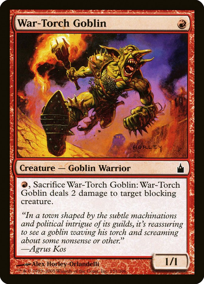 War-Torch Goblin [Ravnica: City of Guilds] - Devastation Store | Devastation Store