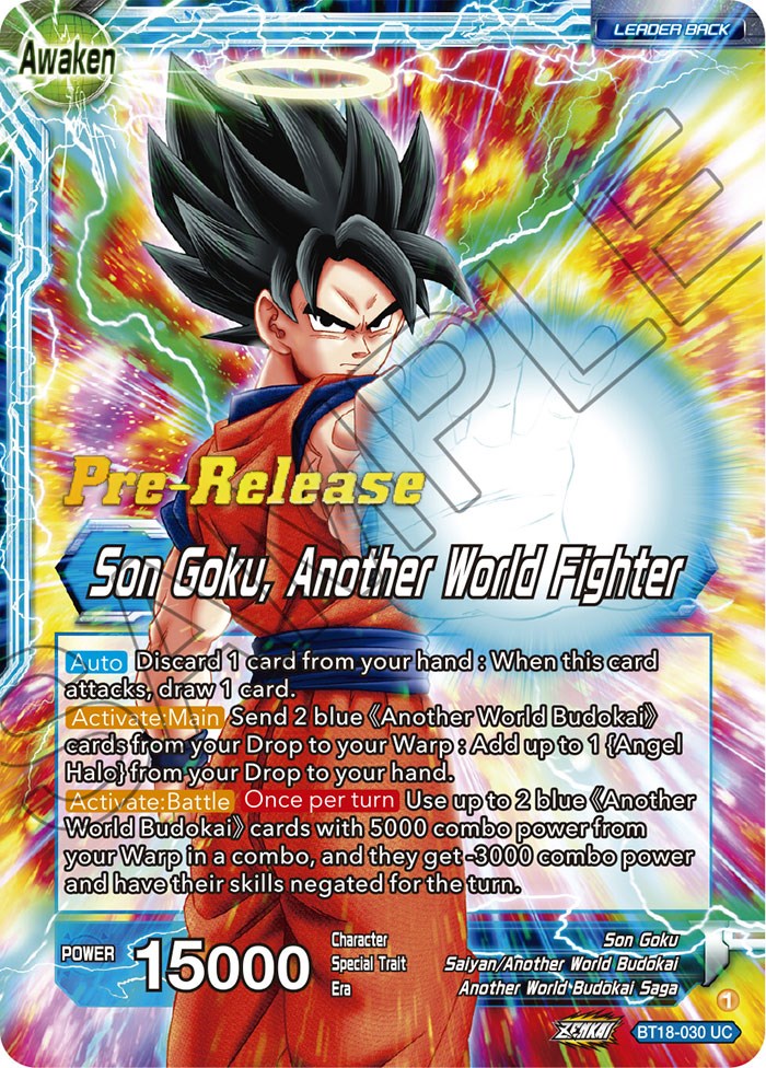 Son Goku // Son Goku, Another World Fighter (BT18-030) [Dawn of the Z-Legends Prerelease Promos] | Devastation Store