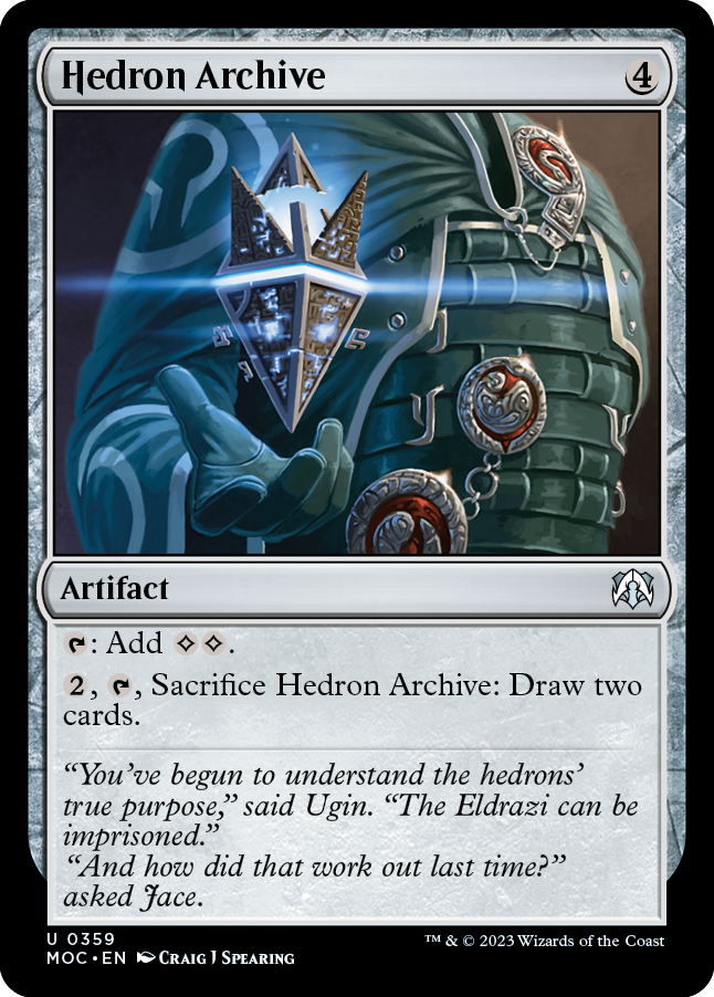 Hedron Archive [March of the Machine Commander] | Devastation Store