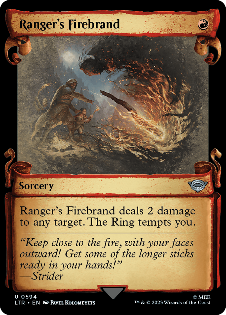 Ranger's Firebrand [The Lord of the Rings: Tales of Middle-Earth Showcase Scrolls] | Devastation Store