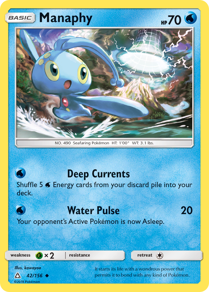 Manaphy (42/156) [Sun & Moon: Ultra Prism] | Devastation Store