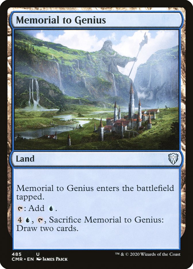 Memorial to Genius [Commander Legends] | Devastation Store