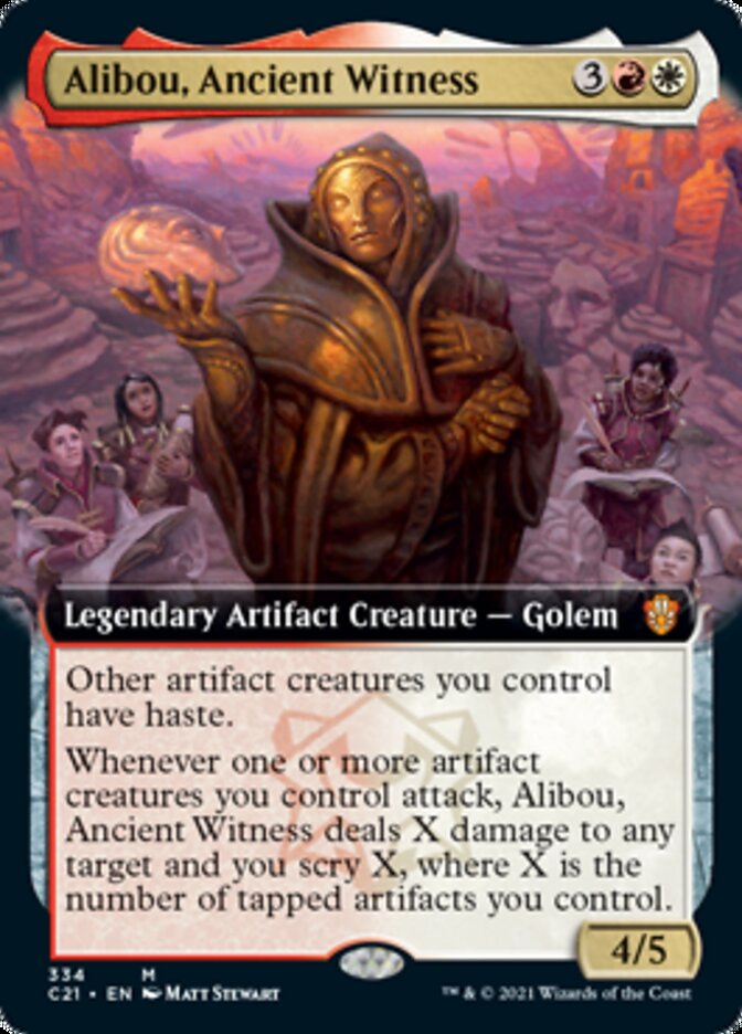 Alibou, Ancient Witness (Extended) [Commander 2021] | Devastation Store