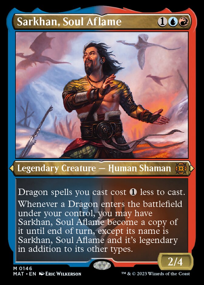 Sarkhan, Soul Aflame (Foil Etched) [March of the Machine: The Aftermath] | Devastation Store