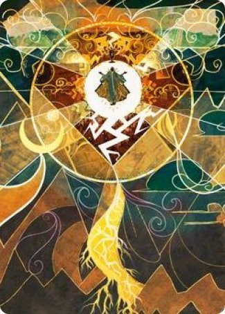 Lightning Bolt Art Card [Strixhaven: School of Mages Art Series] | Devastation Store