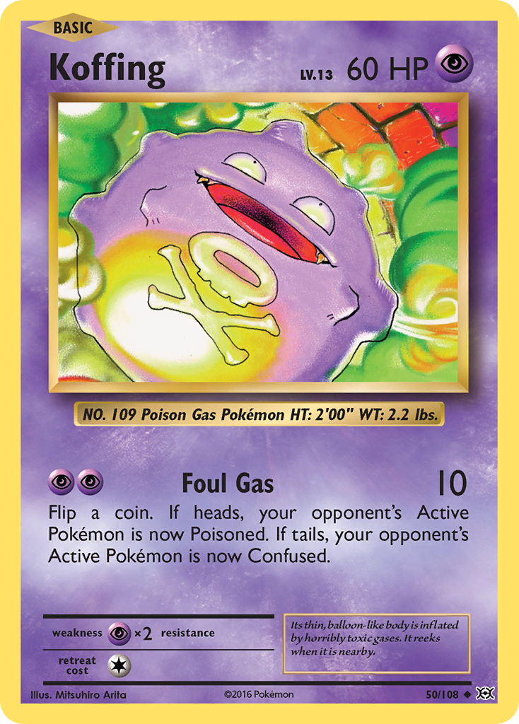 Koffing (50/108) [XY: Evolutions] | Devastation Store