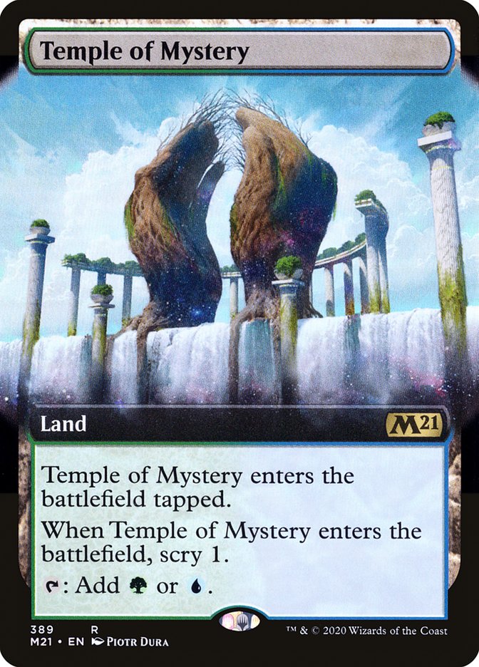 Temple of Mystery (Extended) [Core Set 2021] | Devastation Store