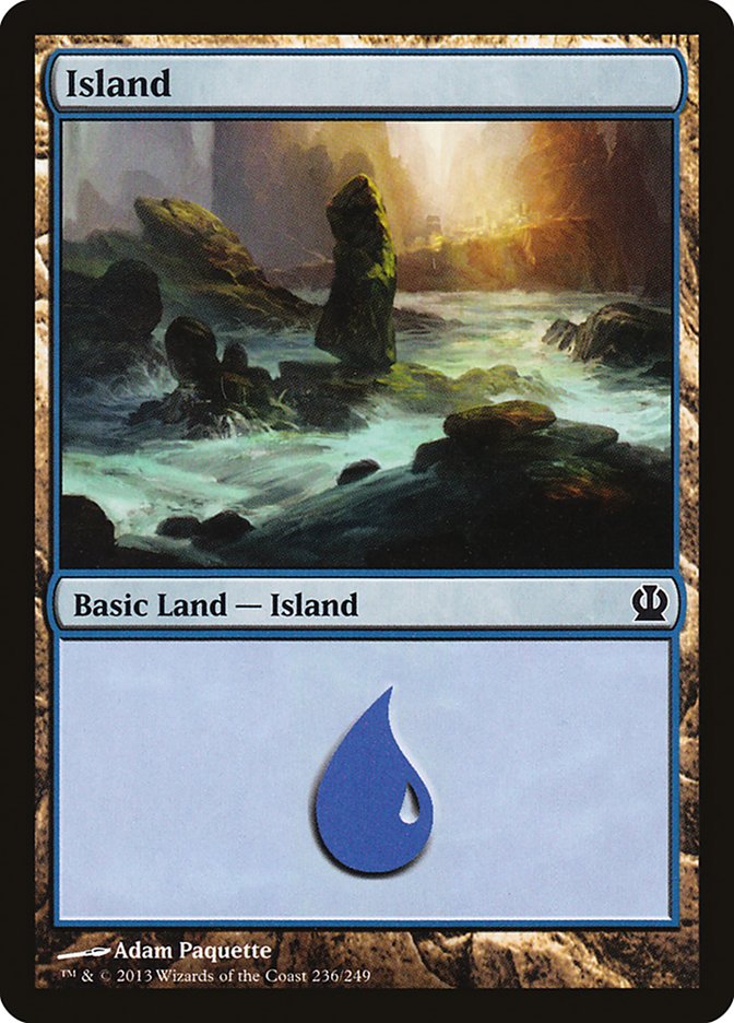 Island (236) [Theros] | Devastation Store