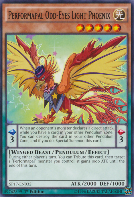 Performapal Odd-Eyes Light Phoenix [SP17-EN032] Common | Devastation Store