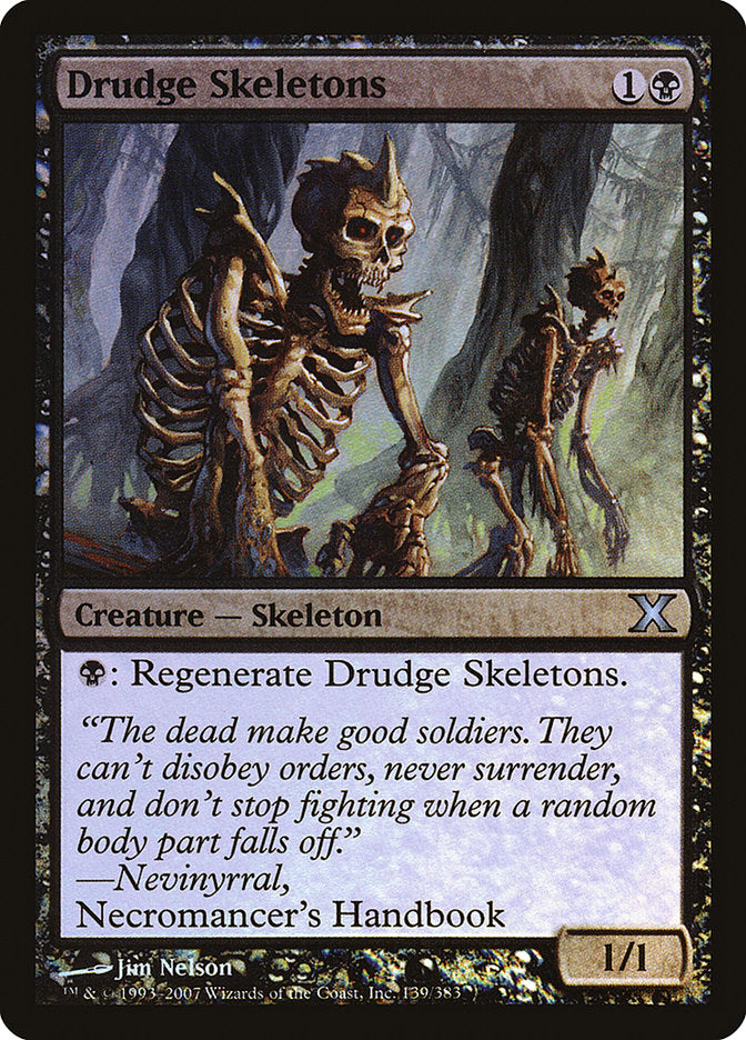 Drudge Skeletons (Premium Foil) [Tenth Edition] | Devastation Store