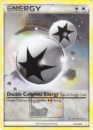 Double Colorless Energy (103/123) (League Promo) [HeartGold & SoulSilver: Base Set] | Devastation Store