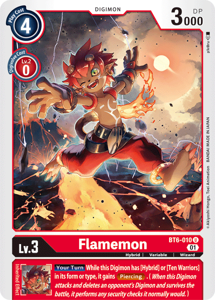 Flamemon [BT6-010] [Double Diamond] | Devastation Store