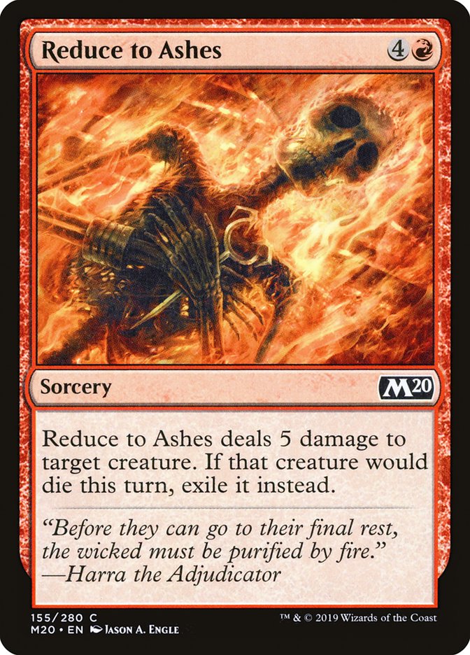 Reduce to Ashes [Core Set 2020] | Devastation Store