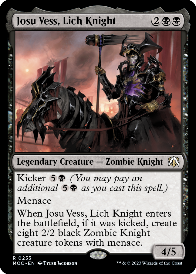 Josu Vess, Lich Knight [March of the Machine Commander] | Devastation Store
