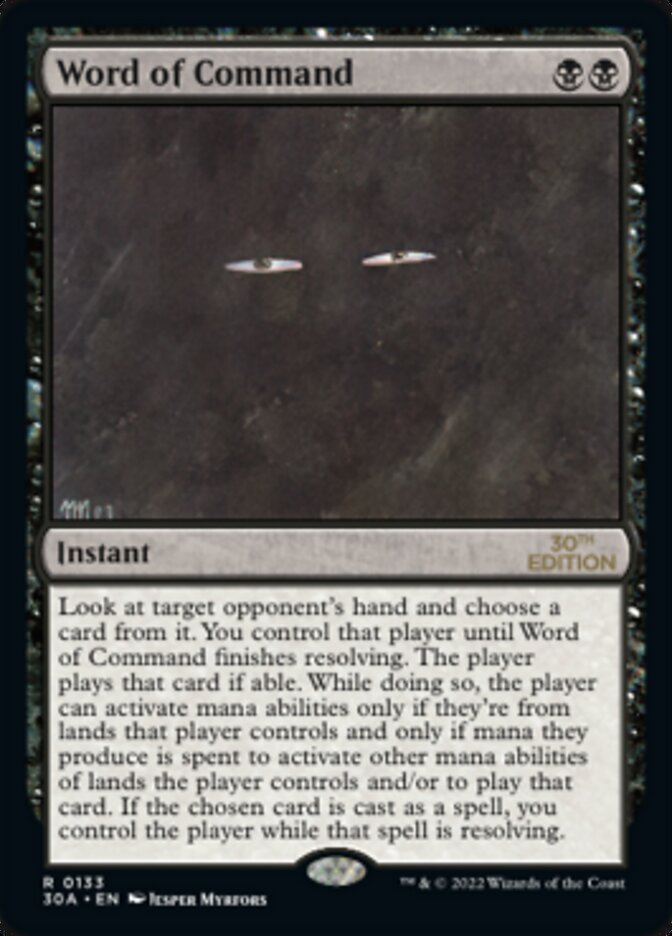 Word of Command [30th Anniversary Edition] | Devastation Store