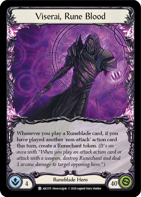 Death Dealer // Viserai, Rune Blood [U-ARC040 // U-ARC076] (Arcane Rising Unlimited)  Unlimited Normal | Devastation Store