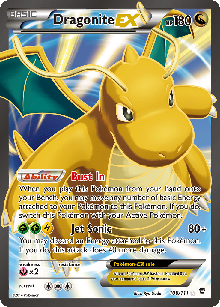 Dragonite EX (108/111) [XY: Furious Fists] | Devastation Store