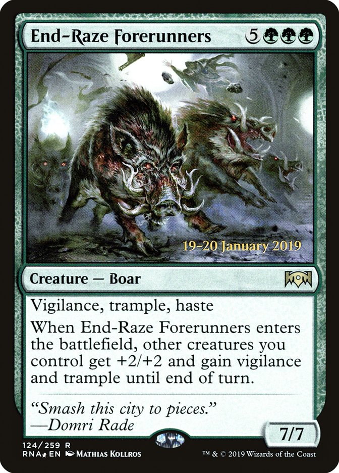 End-Raze Forerunners [Ravnica Allegiance Prerelease Promos] | Devastation Store