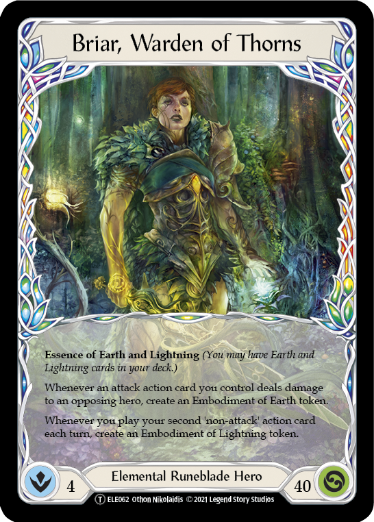 Briar, Warden of Thorns // Titan's Fist [U-ELE062] Unlimited Normal | Devastation Store