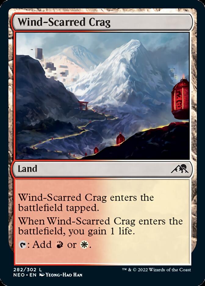 Wind-Scarred Crag [Kamigawa: Neon Dynasty] | Devastation Store