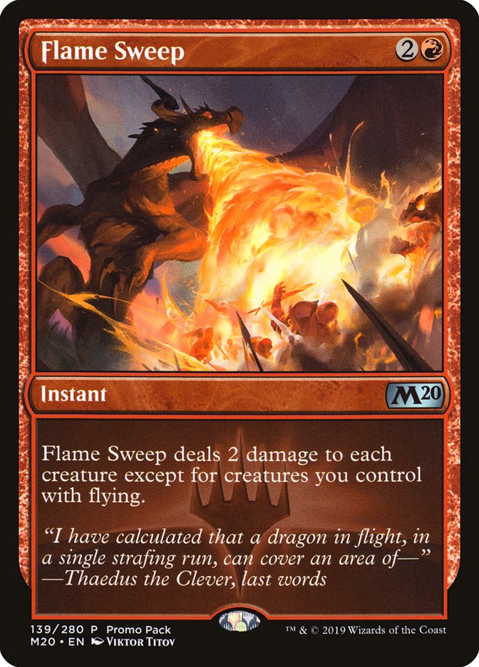 Flame Sweep (Promo Pack) [Core Set 2020 Promos] | Devastation Store