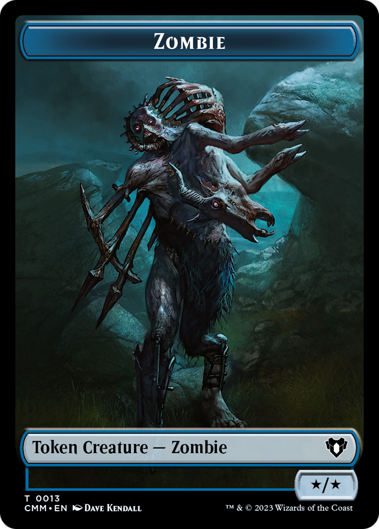 Zombie Token (13) [Commander Masters Tokens] | Devastation Store