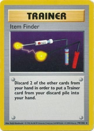 Item Finder (74/102) [Base Set Shadowless Unlimited] | Devastation Store