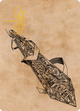 Stonespeaker Crystal Art Card (Gold-Stamped Signature) [Commander Legends: Battle for Baldur's Gate Art Series] | Devastation Store