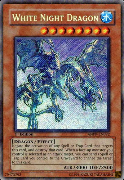 White Night Dragon [ANPR-EN092] Secret Rare | Devastation Store