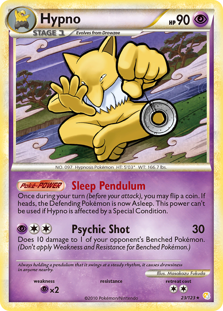 Hypno (23/123) [HeartGold & SoulSilver: Base Set] | Devastation Store